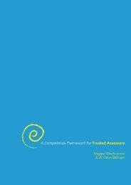 A Competence Framework for Trusted Assessors - College of ...