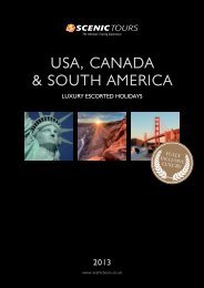 USA, CANADA & SOUTH AMERICA - Scenic Tours