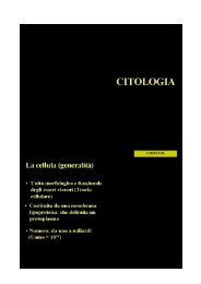 Citologia Istologia 2013.pdf - Dipartimento di Biologia