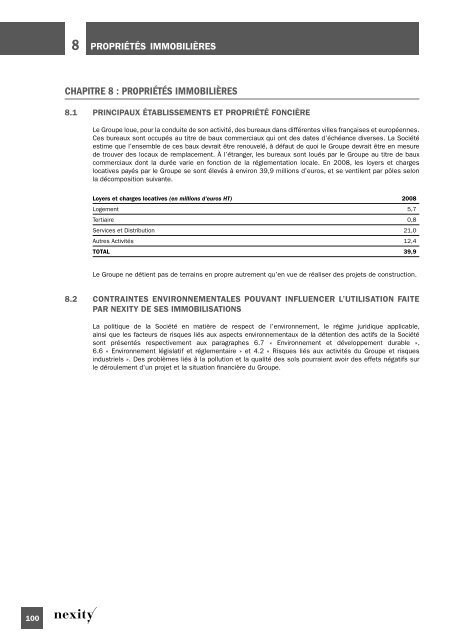 Document de rÃ©fÃ©rence 2008 (.pdf 1.62 Mo) - Nexity