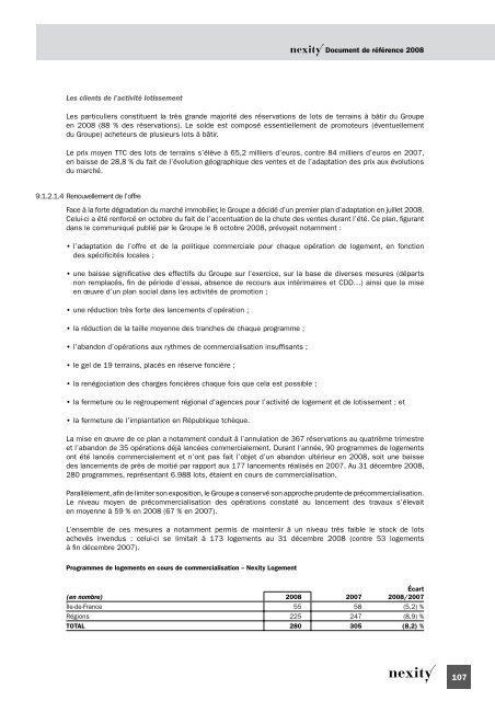 Document de rÃ©fÃ©rence 2008 (.pdf 1.62 Mo) - Nexity