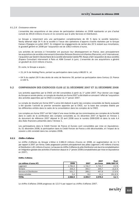 Document de rÃ©fÃ©rence 2008 (.pdf 1.62 Mo) - Nexity