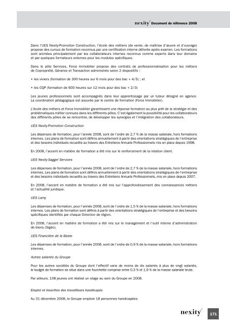 Document de rÃ©fÃ©rence 2008 (.pdf 1.62 Mo) - Nexity