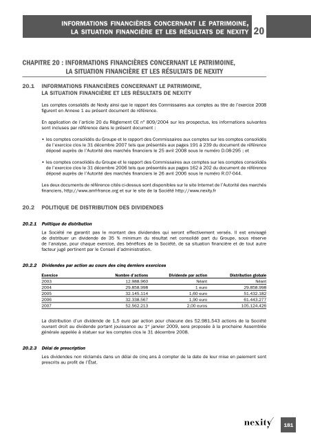 Document de rÃ©fÃ©rence 2008 (.pdf 1.62 Mo) - Nexity