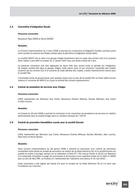 Document de rÃ©fÃ©rence 2008 (.pdf 1.62 Mo) - Nexity