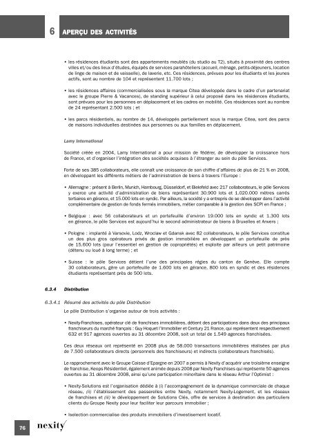 Document de rÃ©fÃ©rence 2008 (.pdf 1.62 Mo) - Nexity