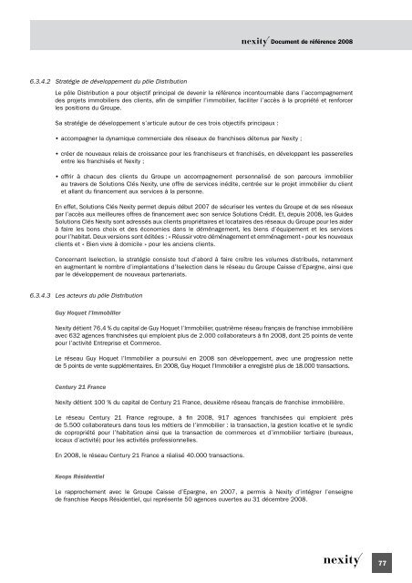 Document de rÃ©fÃ©rence 2008 (.pdf 1.62 Mo) - Nexity