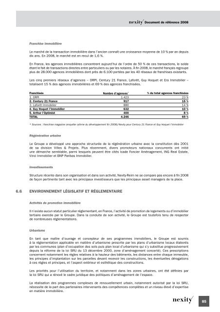 Document de rÃ©fÃ©rence 2008 (.pdf 1.62 Mo) - Nexity