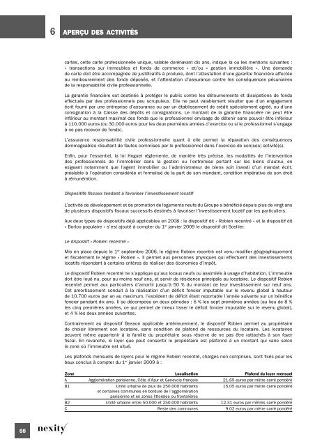 Document de rÃ©fÃ©rence 2008 (.pdf 1.62 Mo) - Nexity