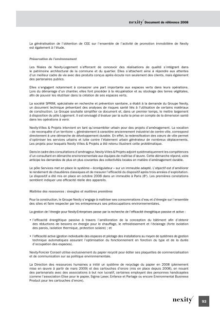 Document de rÃ©fÃ©rence 2008 (.pdf 1.62 Mo) - Nexity