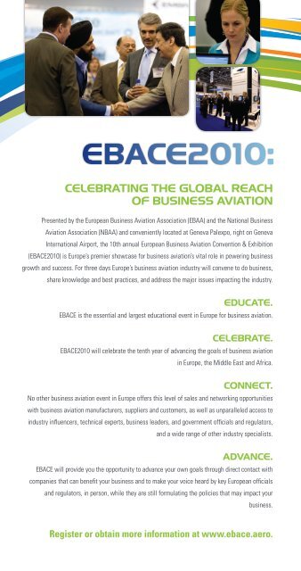 EBACE2010 Advance Program (PDF)
