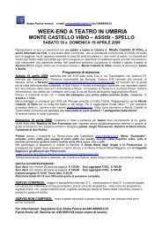 Araba Fenice Veneto e-mail cralaraba@virgilio - Cral Araba Fenice