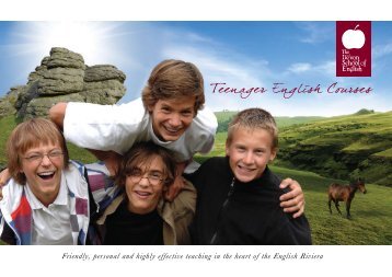 Teenager English Courses - The Devon School of English