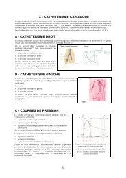 X - CATHETERISME CARDIAQUE A - CATHETERISME DROIT B ...