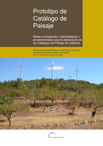 Resumen del Prototipo de CatÃ¡logo de Paisaje - Universidad ...