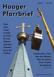 ganzen Pfarrbrief - in der Pfarre Stadt Haag