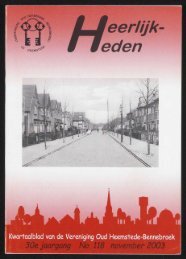 LJeerlijk # weden - Historische Vereniging Heemstede-Bennebroek