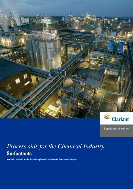 Process aids for the Chemical Industry. - Industrial Lubricants ...