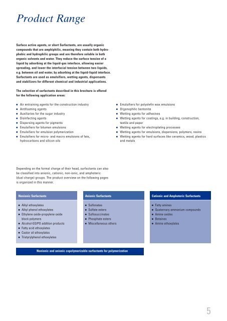 Process aids for the Chemical Industry. - Industrial Lubricants ...