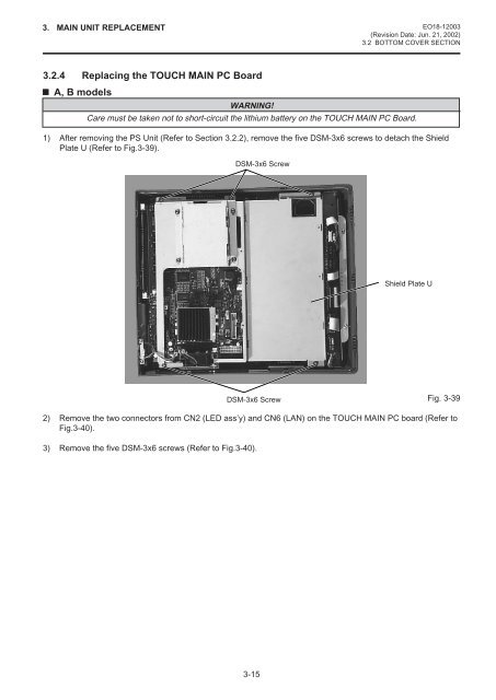 EO18-12003 - toshiba tec europe