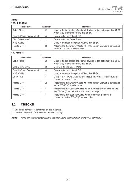 EO18-12003 - toshiba tec europe