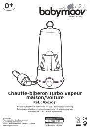 Chauffe-biberon Turbo Vapeur maison/voiture - Babymoov