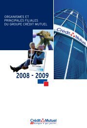 organismes et principales filiales du groupe crÃ©dit mutuel