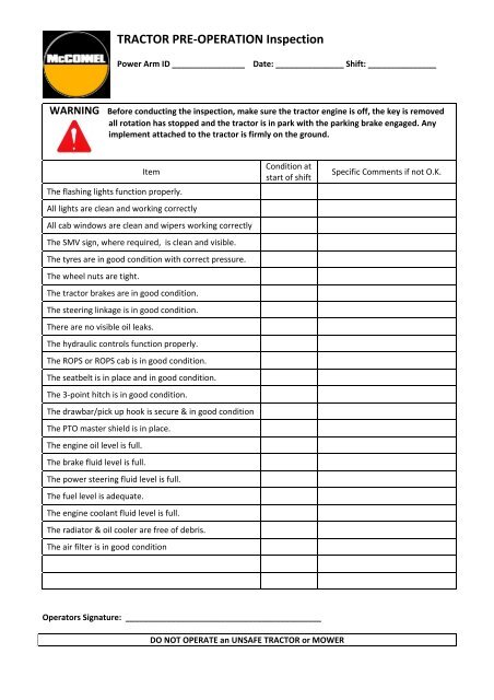 PA50, 55 & 60 ECO MK2 - Operator Manual - McConnel