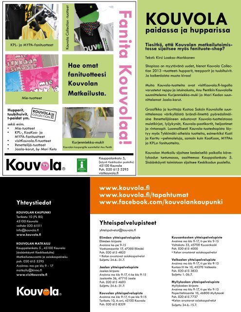 Asukastiedotuslehti 2/2013 - Kouvola