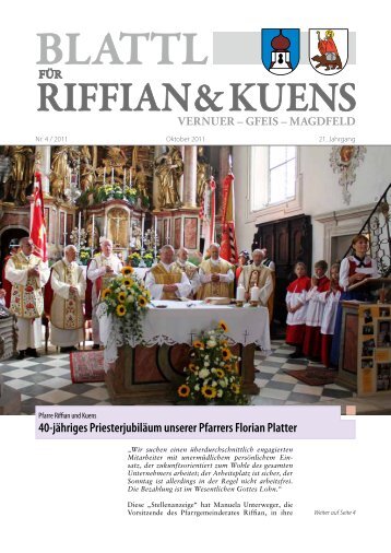 40-jähriges Priesterjubiläum unserer Pfarrers Florian Platter