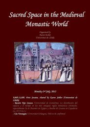 Sacred Space in the Medieval Monastic World ... - Calendario