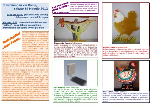 Ci vediamo in via Roma, sabato 19 Maggio 2012 - Comune di ...