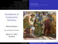 this one-hour talk - Michael Beeson's Home Page