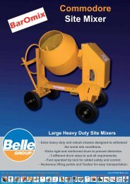 Baromix - - 5/3.5 Diesel Concrete Mixer - Carey Tool