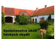 Společenstva okolí lidských obydlí