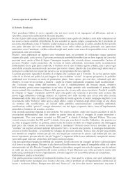 Presidente Dellai lettera per l'Adige - Roberto Bombarda