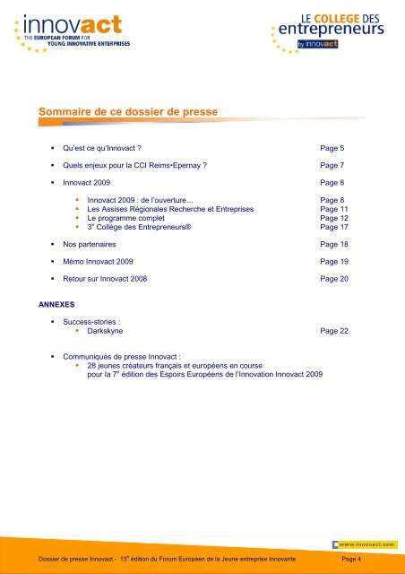 DP Innovact 2009 05-03-09 - Consulting News Line