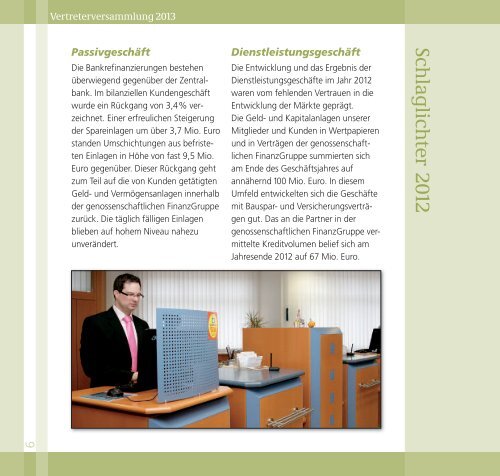 Kurzbericht 2012.pdf - Raiffeisenbank Grafschaft-Wachtberg eG