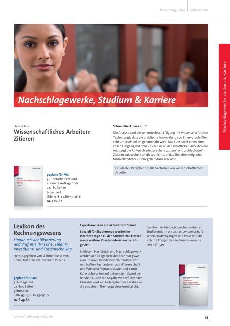 Wirtschafts- und Sozialwissenschaften - Oldenbourg Verlag