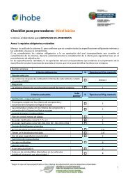 Checklist para proveedores - Nivel bÃ¡sico - Ihobe