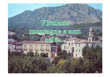 Montagne e non solo... - Comune di Vitulano