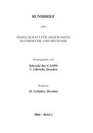 Rundbrief komplett - GAMM