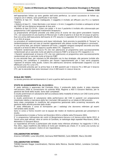 Schede di attivitÃ  / 2012 - CPO