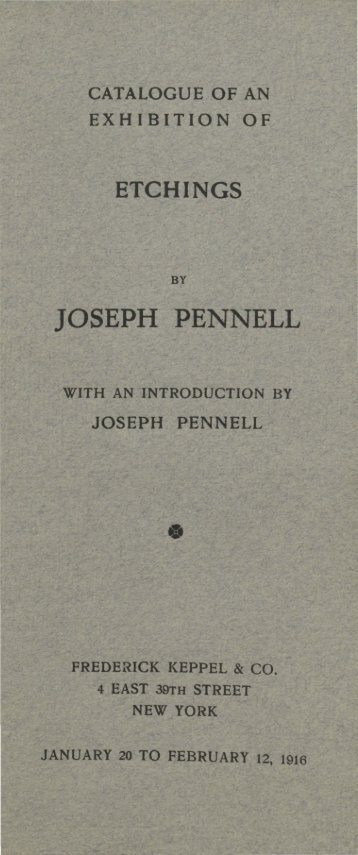 JOSEPH PENNELL