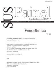 Painel de Indicadores do SUS - MinistÃ©rio da SaÃºde