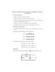 GuÃ­a de estudio para el examen de admisiÃ³n a Control ... - Cinvestav