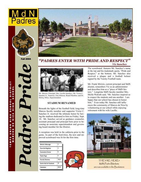 mdn final newsletter fall 04 revi - Tempe Union High School District