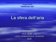 La sfera dell' aria - Scuola Media Statale MICHELANGELO