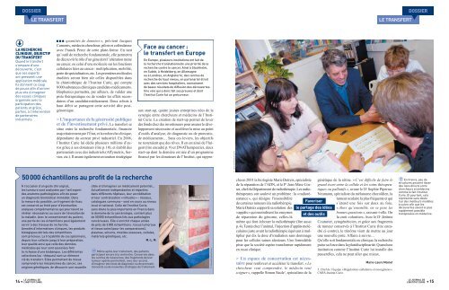 Le Journal de l'Institut Curie - nÂ°66 - Juin 2006