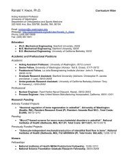 Curriculum vitae 04-18-12 - University of Washington Blogs Network